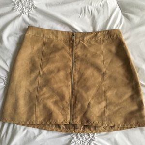 H&M Suede Skirt